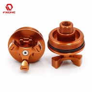 Motorcycle Preload Adjusters Fork Bolts Cap For D-U-K-E RC 125 200 390 RC200 RC390 RC125 Front Shock