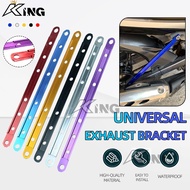 LC135 Y15 UNIVERSAL EXZOS EXHAUST BRACKET ALLOY CNC EXHAUST PIPE BRACKET EX5 RS150 SRL110 SRL115 FI