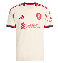 25-26 Liverpool away jersey short sleeved sportswear Adidas football jersey mens and womens fan edit