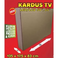 135x17.5x83 cm TV Cardboard 50.55 inch TV LED LCD Packaging Large Box Packing Kotak Pindah Rumah