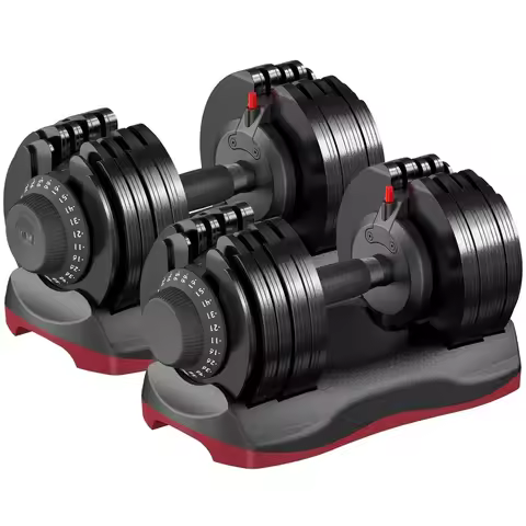 Adjustable Dumbbell Set (50/66/88 LB Pair), 10–12-in-1 Free Weights with Storage Box, Quick Dial Wei