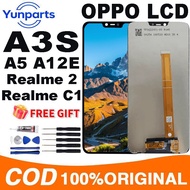 COD OPPO LCD A3S A5 A12E Realme 2 Realme C1 Lcd Touch Screen Replacement