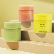Hot-selling~Heres Centella Asiatica Moisturizing Toner Mask Cotton Pads Soothing Moisturizing Moistu
