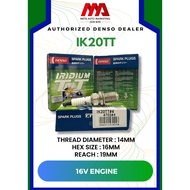 Original DENSO IRIDIUM TT SPARK PLUG IK20TT -16V ENGINE