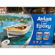 AVIAN Resin Epoxy Glue + Hardener 1,6kg @2Components (1 set)
