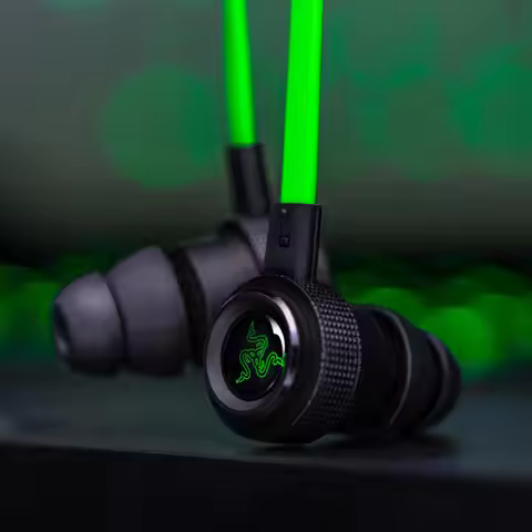 Razer HAMMERHEAD PRO V2 Headphones 3.5mm Wired Portable Stereo Music Bass In-Ear Sports Earphones wi