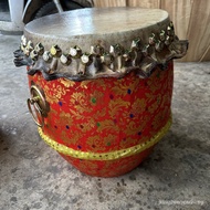 √Children's Lion Dance Drum Inch Inch Lion Drum Awakening Lion Drum Cowhide Drum Head Layer Cowhide 