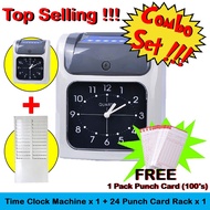 *Bundle Set* Time Recorder Punch Card Machine