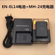 EN-EL14 Battery+Charger Suitable for Nikon D3100 D3200 D3300 D3400 SLR Camera