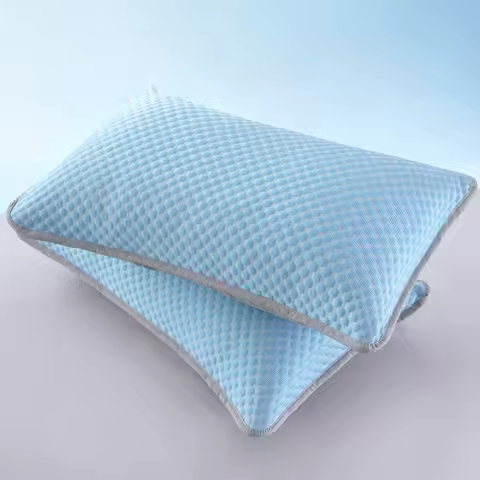 1pc-Summer Cool Bean Pillowcase - Breathable Air Conditioning Pillow Cover for Hot Sleepers No Inser