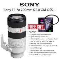 SONY FE 70-200MM F/2.8 GM OSS II LENS (1 YEARS WARRANTY) GM LENS G MASTER SONY 70-200MM F/2.8 GM OSS