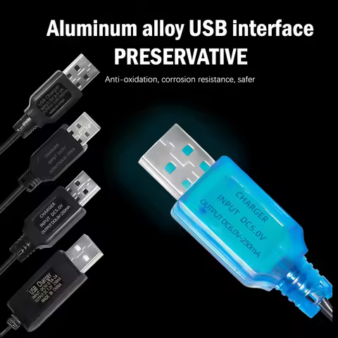 3.6V 4.8V 6V 7.2V NiMH Battery USB Charger For R/C Stunt Cars R/C Trucks R/C Boat/R/C Tank Remote Co