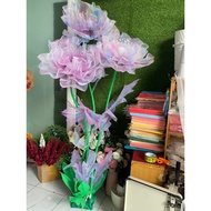 Giant 3-flower lamp flower pot