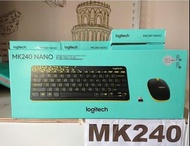 羅技logitech 無線鍵盤與滑鼠 MK240 NANO