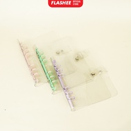 Flashee Binder PVC A6 Sydney Binder Pastel Ring 6 Transparent Cover Ring 6 Pastel Aesthetic A6 Noteb