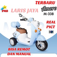 motor aki anak scoopy m338 AMORE new motor mainan anak scoopy motoran aki mainan anak scoopy  Motora