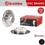 Brembo จานเบรคหลัง BENZ W201 (190E) 82-97 / 08 4738 14 / 258mm / ราคา 1คู่