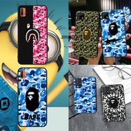 soft black Vivo Y11 Y11S Y20i Y20S Y17 Y12 Y15 U3 Y19 Y20 Y30 Y21 Y33S Y21S Bape wallpaper2 phone ca