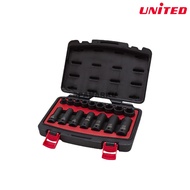 1/2" 16PCS IMPACT SOCKET SET (6 POINT)