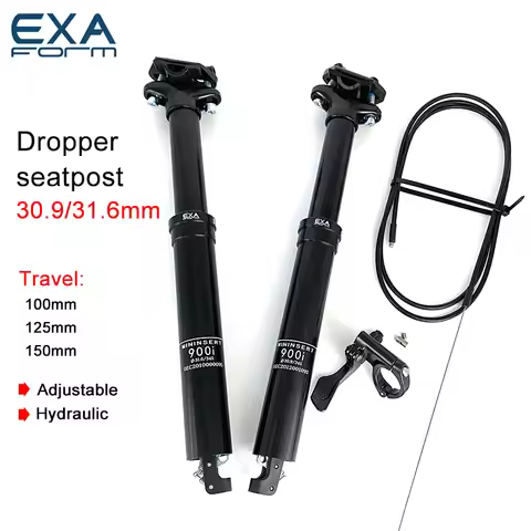 KS 900i EXA FORM Adjustable Height Seatpost 30.9mm 31.6mm Hydraul Dropper 125mm 100mm Internal Cable