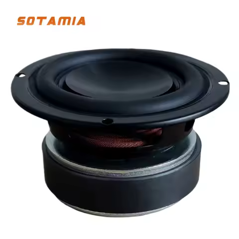SOTAMIA 1Pcs 3.5 Inch Mid-bass Waterproof Speaker Audio 4 8 Ohm 30W Mid Range Woofer Subwoofer DIY B