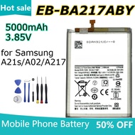 5000mAh 3.85V EB-BA217ABY Phone Batteries for Samsung A21S A02 A217 Rechargeable Large Capacity Lith