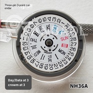 Watch accessories compatible with NH36 movement, fully automatic mechanical movement, NH36A dual cal
