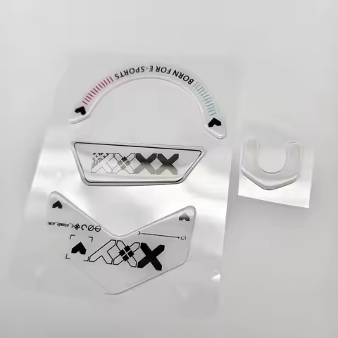 Glass Mouse Feet Compatible With Logitech G502 X PLUS Wireless Mouse Customized Round Curved Edge Mo