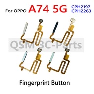 Finger Print fingerprint Sensor Flex Power button flex For A74 5G CPH2197 CPH2263