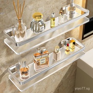 KONG Acrylic Bathroom Rack Shampoo Holder Wall Mounted Cosmetics Shelf Toiletries Holder Bathroom Accessories Bathroom Fixtures