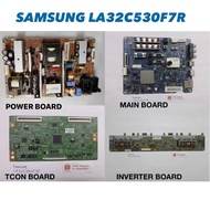 SAMSUNG LCD TV LA32C530F7R 32C530 F7R LA32C530 Power Main BN41-01377A Inverter Board SSI320_4UH01 T-