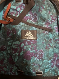 gregory書包 藍花