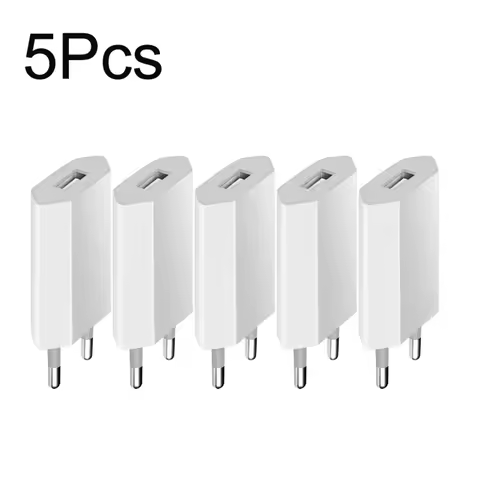 5Pcs 5V 1A USB Travel Wall Charger Adapter Charging For Apple iPhone XS Max XS XR X SE 2020 8 7 6 6S