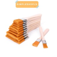 SIMPLESHOPLS Oil Paint Brush, Multifunctional Watercolor Paint Drawing Hair Painting Brush,  Wood Ha