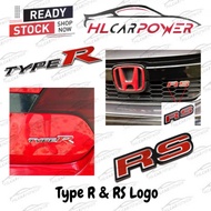 HONDA TYPE R & RS EMBLEM LOGO