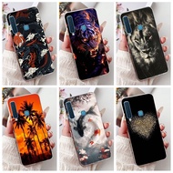 For Samsung Galaxy A9 2018 SM-A920F Case Cool Dragon Tiger Animals Soft Silicone Clear Cover For Sam