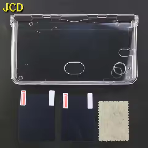 For DSI NDSi XL LL Game Console Plastic Hard Clear Crystal Protective Shell Skin Case Cover & Screen