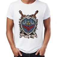men t shirt s Hylian Shield Legend of Zelda Gaming Awesome Tee