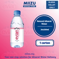 Evian Natural Mineral Water 24x330ml