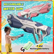 (Saiz Sederhana) Pistol Air Elektrik Berkuasa Boleh Dicas Semula - Tembakan Berterusan Sepenuhnya Au