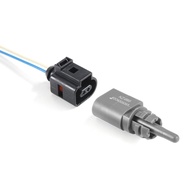 Outside Ambient Air Temperature Sensor with Plug 8Z0820535A + 1J0973702 Compatible with Audi A5 A8 R