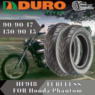 DURO HF918 ขนาด 90/90-17 130/90-15 TUBELESS FOR Honda Phantom ปี22