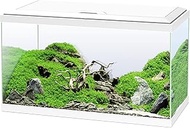 Ciano, Aquarium 60 White Fish Tank - Equipped with Filter, Consumables, LED and Heater, 58 L, Reinfo