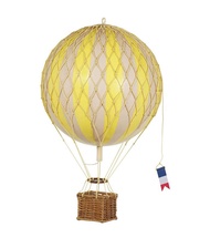 荷蘭 AUTHENTIC MODELS 熱氣球吊飾/ 黃色條紋/ 18CM