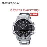 Original Casio AMW-880D-1AV Men Digital Analogue Sports Waterproof Watch Stainless Steel AMW-880D-1A