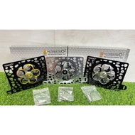 RADIATOR COVER NVX V1 NVX V2 SPINNER HYPERTECH 100% ORIGINAL COVER RADIATOR SPIN AEROX 155 NVX155 NV