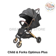 Child & Folks Optimus Plus Luxury Exclusive Baby Stroller Two Way Adjustable Leather Handle