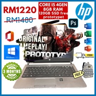 HP G1 G2🔥Gaming Laptop🔥 Intel I5 8gb 120ssd AutoCAD/ Valorant Hd Webcam Intel Hd Super Thin 3D Desig