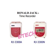 Ronald Jack RJ-3300A RJ-3300N Time Recorder / Punch Card Machine / Punch Card Mesin / Time Clock