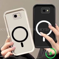 Case for Samsung J4 Prime J4 PLUS J7 Prime phone case magnetic charging Simple anti drop airbag sili